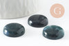 Cabochon rond agate mousse verte 20mm, cabochon création bijoux pierre naturelle X1 VALIDE