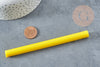 Baton de cire à cacheter jaune vif 135mm, fourniture pour création de sceaux personnalisés , x1 G8912