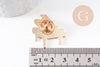 Broche pins Piano doré émail doré 29mm,broche dorée, décoration veste, x1 G10008