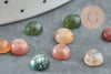 Cabochon agate indienne rond, cabochon rond pierre, agate naturelle, cabochon pierre,agate,6mm,pierre naturelle, X1 G1979