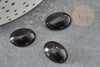 Cabochon agate noire, cabochon ovale, agate naturelle,cabochon agate,14x10mm, X1 G0570