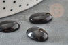 Cabochon agate noire, cabochon ovale, agate naturelle,cabochon agate,14x10mm, X1 G0570