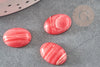 Cabochon agate rayée rose,cabochon pierre,cabochon ovale, cabochon agate naturelle,14x10mm, X1 G2608