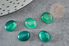 Cabochon agate verte, cabochon ovale, agate naturelle,10x8mm, cabochon agate, pierre naturelle, X1 G1831