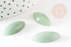 Cabochon aventurine verte, cabochon navette aventurine naturelle,pierre naturelle, 25 x11mm, X1 G3177