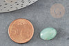 Cabochon aventurine verte, cabochon ovale aventurine naturelle, création de bijoux pierre naturelle,14 x10mm, X1 G5048