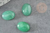 Cabochon aventurine verte, cabochon ovale, aventurine naturelle,pierre naturelle, 14 x10mm, X1 G2241