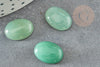 Cabochon aventurine verte, cabochon ovale, aventurine naturelle,pierre naturelle, 6 x12mm, X1 G1561