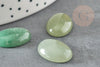 Cabochon aventurine verte, cabochon ovale, aventurine naturelle,pierre naturelle,18 x13mm, X1 G0376