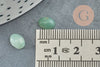 Cabochon aventurine verte, cabochon ovale en aventurine naturelle, pour la création de bijoux en pierre naturelle,8x6mm, x1 G5060