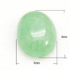 Cabochon aventurine verte, cabochon ovale en aventurine naturelle, pour la création de bijoux en pierre naturelle,8x6mm, x1 G5060