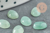 Cabochon aventurine verte, cabochon ovale en aventurine naturelle, pour la création de bijoux en pierre naturelle,8x6mm, X1 G5060