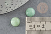 Cabochon aventurine verte, cabochon rond, aventurine naturelle, pierre verte, pierre dôme, 10mm, X1 G0317