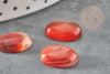 Cabochon cornaline orange, cabochon ovale, cornaline naturelle, cabochon pierre,10x14mm, X1 G4483