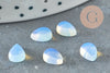 Cabochon goutte opalite ,cabochon goutte,cabochon bijoux,pierre de synthèse,cabochon pierre, création bijoux,8 x6mm, X1 G3062