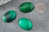 Cabochon jade marbré vert, cabochon ovale, jade naturel,18 x13mm, cabochon pierre, X1 G2064