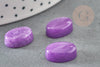 Cabochon jade naturel violet 14x10mm, cabochon ovale dôme, cabochon pierre naturelle, x1 G2233