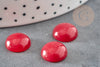 Cabochon jade rouge, cabochon rond, jade naturel, cabochon jade,jade rouge pierre naturelle,12mm, X1 G0266