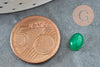 Cabochon jade vert, cabochon ovale, pierre dôme,cabochon jade vert,jade naturel,8x6mm,pierre naturelle, X1 G1552