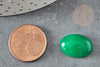 Cabochon jade vert citron cabochon ovale naturel 18 x13mm X1 G0092