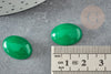 Cabochon jade vert citron cabochon ovale naturel 18 x13mm X1 G0092