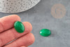 Cabochon jade vert citron cabochon ovale naturel 18 x13mm X1 G0092