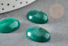 Cabochon jade vert foncé,pierre naturelle,cabochon ovale, ,jade Naturel,13x18mm, X1 G2768