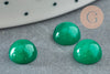 Cabochon jade vert,pierre naturelle, cabochon jade,cabochon rond,pierre précieuse,pierre verte, 8mm, X1 G1143