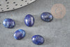 Cabochon lapis lazulis bleue, cabochon ovale, lapis lazulis naturelle,10x8mm, cabochon pierre, X1 G1720