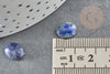 Cabochon lapis lazulis bleue, cabochon ovale, lapis lazulis naturelle,10x8mm, pierre naturelle, X1 G3548