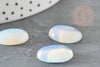 Cabochon opalite blanche, cabochon ovale, cabochon pierre,opale, opalite, 18 x 13mm, X1 G0480