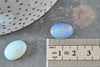 Cabochon opalite ovale 16x12mm, accessoires pour création de bijoux, X1 G8539