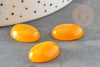 Cabochon ovale jade jaune, cabochon ovale, pierre dôme,cabochon pierre,jade naturel,8x13mm, X1 G0379