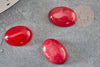 Cabochon ovale jade rouge 10x14mm, cabochon pierre,cabochon ovale pierre naturelle, pierre dôme,jade naturel, X1 G2694