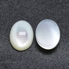 Cabochon ovale nacre blanche, fourniture créative, cabochon nacre,cabochon coquillage, nacre naturelle,7x4mm, X1 G3728