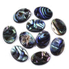 Cabochon ovale nacre ormeau 14mm, cabochon nacre noire, cabochon coquillage, nacre naturelle, X1 G5905