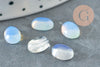 Cabochon ovale opalite8x6mm,cabochon ovale,cabochon bijoux,cabochon opale,cabochon pierre, création bijoux, X1 G2023