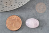 Cabochon ovale quartz rose, cabochon ovale quartz rose naturel pour créer des bijoux en pierre naturelle,18x13mm, X1 G1663