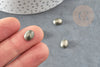 Cabochon pyrite grise, cabochon ovale, pyrite naturelle,10 x8mm, cabochon pierre, pierre naturelle, X1 G2053