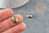 Cabochon pyrite grise, cabochon ovale, pyrite naturelle,14 x10mm, cabochon pierre, X1 G2224