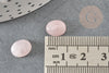 Cabochon quartz rose ovale,quartz rose naturel,10x8mm, cabochon quartz, bijou pierre, X1 G1712