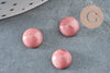 Cabochon rhodochrosite rond lisse 8mm, cabochon ovale, rhodochrosite naturelle, cabochon pierre,pierre naturelle, X1 G5592