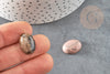 Cabochon rhodonite ovale, cabochon ovale, rhodonite naturelle, cabochon pierre,pierre naturelle,13x18mm, X1 G2063