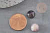 Cabochon rond amethyste, cabochon pierre, cabochon violet, amethyste naturelle,10mm, X1 G2685