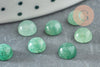 Cabochon rond aventurine naturelle 6mm, cabochon création bijoux pierre, X1 G8662