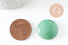 Cabochon rond aventurine verte naturelle 20mm, cabochon pierre naturelle, x1 G9618