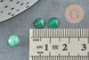 Cabochon rond aventurine verte naturelle 6mm, cabochon pierre naturelle, x1 G0174