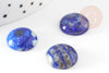 Cabochon rond bleu lapis lazulis, cabochon rond, cabochon pierre, lapis lazulis naturel,14mm, pierre naturelle, X1 G2596