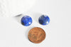 Cabochon rond bleu lapis lazulis, cabochon rond, cabochon pierre, lapis lazulis naturel,14mm, pierre naturelle, l'unité,G2641