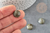 Cabochon rond labradorite à facettes, cabochon rond, labradorite naturelle,14.5mm, X1 G2264